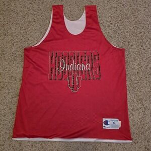 Vintage Indiana Hoosiers Jersey Mens XL NCAA‎ Basketball Champion Reversible 90s